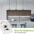Miniatyrbild 3 av 5: LED-dimmerbrytare, infälld dimmer för dimbar LED och halogen, 5-300 W dimmerbrytare LED, fasstyrningsdimmer