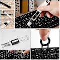 Miniatyrbild 5 av 5: Tangentbords Smörjmedel Switch Dragare Kit Key Cap Remover Verktyg Mekanisk Switch Öppnare För Mekaniska Tangentbord