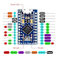 Miniatyrbilde 2 av 3: Pro Micro-Atmega32U4 5V 16MHz Bootloaded IDE Micro-USB Pro Micro-utviklingskort Mikrokontroller