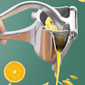 Miniatyrbillede 5 af 5: Hånddrevet Saftpresser i Robust Stål - Citron, Appelsin, Citrus