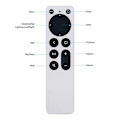 Miniatyrbild 5 av 5: Fjärrkontroll för APPLE TV 4K, Universell Ersättningsfjärrkontroll med Hög Kompatibilitet och Lång Räckvidd, Ergonomisk