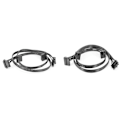 Miniatyrbilde 1 av 5: 2x 5-pin 1 til 3 Peripheral 4-pin Molex Ide/15-pin Sata 5p PSU Strømforsyningskabel For V550 V650 V700