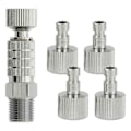 Pikkukuva 3 / 5: Pikaliitin Airbrushille, 6 kpl 1/8 tuuman BSP-uros- ja naarasliittimiä