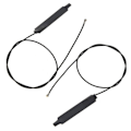 Miniatyrbilde 1 av 5: 1 Par Universal Laptop IPEX MHF4 for M.2 Intern Trådløst WiFi Kort Antenne for NGFF for Intel 8260 8265 9260 9560 Ada