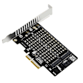 Miniatyrbilde 1 av 5: M.2 NVMe NGFF SSD til PCIE SATA Adapter PCIE til M2/M.2 Adapter SATA M.2 SSD PCIE Adapter M Key B Key