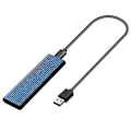Miniatyrbillede 1 af 5: M2 SSD Kabinet NVME Kabinet M.2 til USB SSD Adapter til NVME PCIE NGFF SATA M+B Key 2230/2242/2260/228