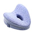 Miniatyrbillede 1 af 4: Hjerteformet Memory Foam Pude til Gravide Kvinder - Blå, 25*23*13cm, 1stk
