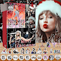 Miniatyrbillede 2 af 5: 2023 Julekalender med 24 Dages Nedtælling Taylor Swift The Eras Tour Hængende Pynt Nøglering Fan Overraskelse Blind Box Gave