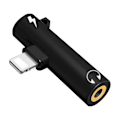 Miniatyrbillede 2 af 5: 2 i 1 o Splitter Adapter Oplader 3.5mm AUX Høretelefon Adapter Til iPhone