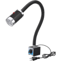 Miniatyrbilde 1 av 5: Maskinlampe med magnetisk base, 9w LED dreielampe, fleksibel, vanntett, med magnetisk base for verksted, dreiebenk, CNC-fres, metallfresing M