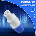 Miniatyrbillede 4 af 5: 10 stk. 3-bens han Powercon-stik Signalindgangsjack til Beam Light Stage Light Power Output