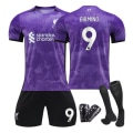 Miniatyrbilde 3 av 4: 2324 Liverpool 2. drakt bortetreningsett Jersey Sports Team Uniform Herre- og damefotballuniform NO.10 16