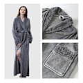 Pikkukuva 4 / 6: pajamas syksy ja talvi pajamas paksuuntunut ja pidennetty yukata kylpytakki