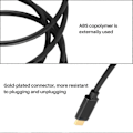 Miniatyrbillede 5 af 5: Type C til VGA-konverterkabel USB C til VGA-adapterkabel USB3.1 Type C-kabel til 12-tommer bærbar computer 1,8M