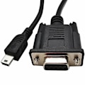 Pikkukuva 4 / 5: Mini USB uros - RS232 DB9 9-nastainen naarasadapteri jatkojohtokaapeli 1,8 m