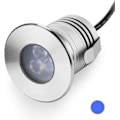 Miniatyrbillede 1 af 5: Undervands LED Pool Lys, 3w 12v-24v Dc Ip68 Vandtætte Rustfrit Stål Lys Til Nedgravede Pools, Damme, Springvand, Trin