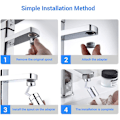 Miniatyrbillede 4 af 5: 1 Sæt G1/2 M20 M22 M24 F20 Gevindforbindelse Messing Til Vandhane Omdannelse Reparation Tap Adapter Vandhane Anti-stænk Bubbler Special Adapter Tilbehør