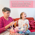 Pikkukuva 5 / 5: Laskuri virkkaussetti numerot, virkkuukoukut ladattava virkkuuhihna 2 tasoinen LED-numero virkkaussetti neulomiseen