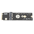 Miniatyrbild 5 av 5: M.2 NGFF A E Key WiFi Bluetooth-kort till M.2 Key M SSD-adapter för Intel AX200 AX201 AX210 M.2 Key M Adapterkort