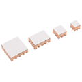 Miniatyrbild 5 av 5: 4 Stycken Kylande Koppar Kylfläns för Raspberry Pi 4B 1G 2G 4G Kylflänsar Kylare (Ren Koppar He