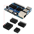 Miniatyrbild 5 av 5: Chipset Kylare Tyst Snabb Värmeavledning Mini Banana Pi M5 Aluminium CPU Chip Termisk Pad för Elektronisk Utrustning