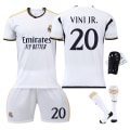 Miniatyrbilde 3 av 4: 2324 Real Madrid fotballdrakt 20 Vinicius 10 Modric 9 Benzema nr. 7 Hazard drakt NO7 S