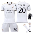 Pikkukuva 3 / 4: 2324 Real Madrid jalkapalloasu 20 Vinicius 10 Modric 9 Benzema No. 7 Hazard paita NO7 L