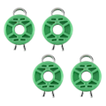 Miniatyrbild 1 av 5: 4 x set fönsterhiss regulator guide rulle för Saab 9-5 9-3 900