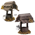 Pikkukuva 5 / 7: Dockhus Miniatyr Vintage Simulering Gård Verktyg Modell Trädgård Jordbruksverktyg Dekor Tillbehör Trä Hantverk Trämaterial null - Hönshus