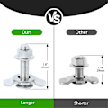 Miniatyrbillede 4 af 5: L-spor Threaded Stud Fittings L-spor Threaded Double Stud Lug Fitting Tie Down, Anvendt med L-spor