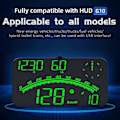 Miniatyrbillede 2 af 5: G10 Auto Hud Display Bilprojektor Alarm Up Display Speedometer Forrude Elektronisk Tilbehør