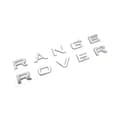Chrome Silver Range Rover Frontgrill Emblem, Huv Emblem, Baklucka Emblem (2-pack)