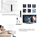 Miniatyrbilde 3 av 4: Rewave Antenne, Rewave Antenne, TV-antenne, Sugerkopp TV-antenne Plug and Play