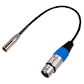 Miniatyrbillede 1 af 5: Rexlis 1ft Mini Xlr Han til Xlr Hun Adapterkabel, 3-bens Mini Xlr Til Xlr Videokabel, Til Bmpcc