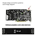 Miniatyrbillede 5 af 5: 10 cm Fleksibelt SLI Bridge GPU Kabel VGA Interconnect Connector Til Nvidia