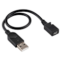 Pikkukuva 2 / 4: USB Uros - Micro USB Naaras Muunninkaapeli, Kaapelin Pituus: noin 22cm