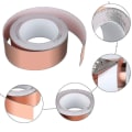 Miniatyrbillede 3 af 4: Alg kobbertape 30m X 50mm, Vegena kobberfolietape Emi kobberfolietape-hao
