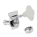 Miniatyrbild 3 av 5: 4 st Gitarrstämskruvar Elektrisk Bas Stämskruv Gitarr Öppen Växel Stämskruvar Mekanik för Fender Jazz Bas Gitarr Silver