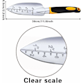 Miniatyrbilde 2 av 5: Hagespade i rustfritt stål for planting, omplanting, luking, flytting