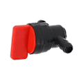 Miniatyrbillede 5 af 5: Benzinhane Universal Robust ABS Inline Brændstofafspærringsventil 6mm