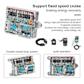 Miniatyrbillede 4 af 5: Elektrisk Løbehjul Motherboard Controller BT Digitalt Display med Accelerator For- og Baglygte Com