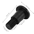 Miniatyrbillede 4 af 5: 2 STK. Motorcykelstyr Bar End Spejl Adaptere M16 Gevind Aluminium Legering til MT07 MT09 MT10 XSR700 900