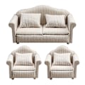 Miniatyrbild 1 av 4: 3 st Soffa Miniatyr Soffa Modell Dockhus Möbler Soffa Miniatyr Soffa Modell Miniatyr Soffkudde
