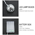 Miniatyrbilde 3 av 5: LED-lyssnor med speilball, scenrefleksjonslampe for bryllup, nyttår, jul, DJ, hjemmefestdekor, feriepynt