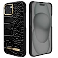 Miniatyrbillede 2 af 5: Etui til iPhone 15 Plus Luxe Ultra tynd Neo Sort Croco, Sort