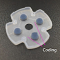 Miniatyrbillede 4 af 5: Udskiftnings Silikone Gamepad Ledende Pad til PS4 Controller Reparationsdele Ideel Udskiftningsdel til Gamepad Reparation