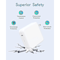 Miniatyrbilde 3 av 5: 60w Macbook Pro-lader - Erstatning 60w L-spiss Macbook-lader for gammel Macbook Pro 13 tommer - Universell strømadapter kompatibel med Macbook Pro 13 I