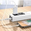 Miniatyrbilde 4 av 5: Apple Android mobiltelefon laderhode 5v1a enkeltport flat usb lader - hvit, 2stk