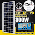 Miniatyrbillede 2 af 5: 300w 12v Solpanel Kit Batterioplader 300 Watt 12 Volt Off Grid System Med 10a-60a Controller
