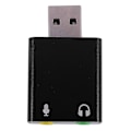 Miniatyrbilde 1 av 5: 7.1-kanals USB-lydkort i aluminiumslegering, eksternt lydkort for datamaskin, USB7.1 lydkort, analog lyd